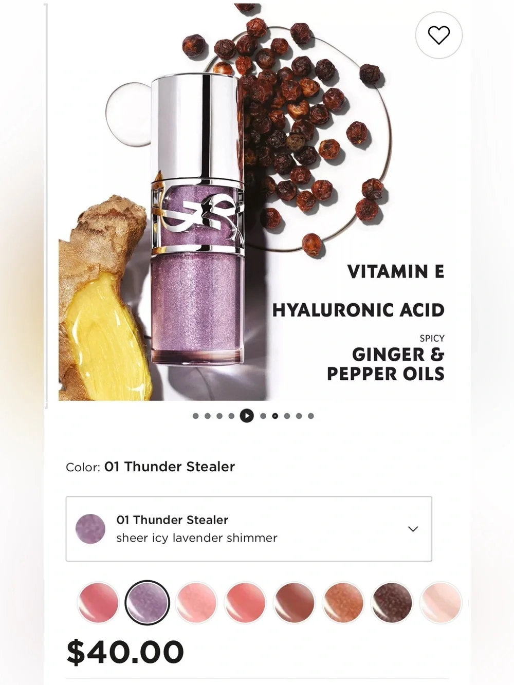 YSL Loveshine Plumping Lip Oil